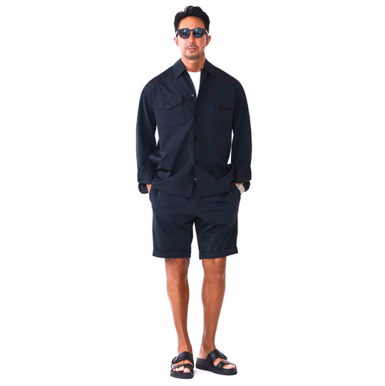 試着のみ　クロスクローゼット 千場　TECHWOOL ショートパンツ　グレー 63 TECHWOOL SHORT PANTS | ＋CLOTHET ONLINE