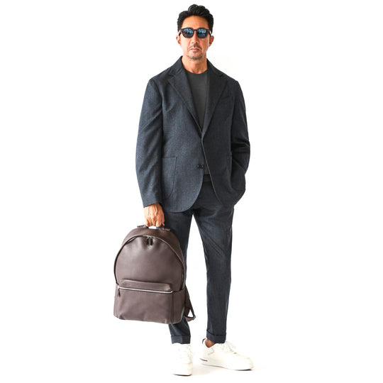 【干場別注】1214  バックパック ブラウン