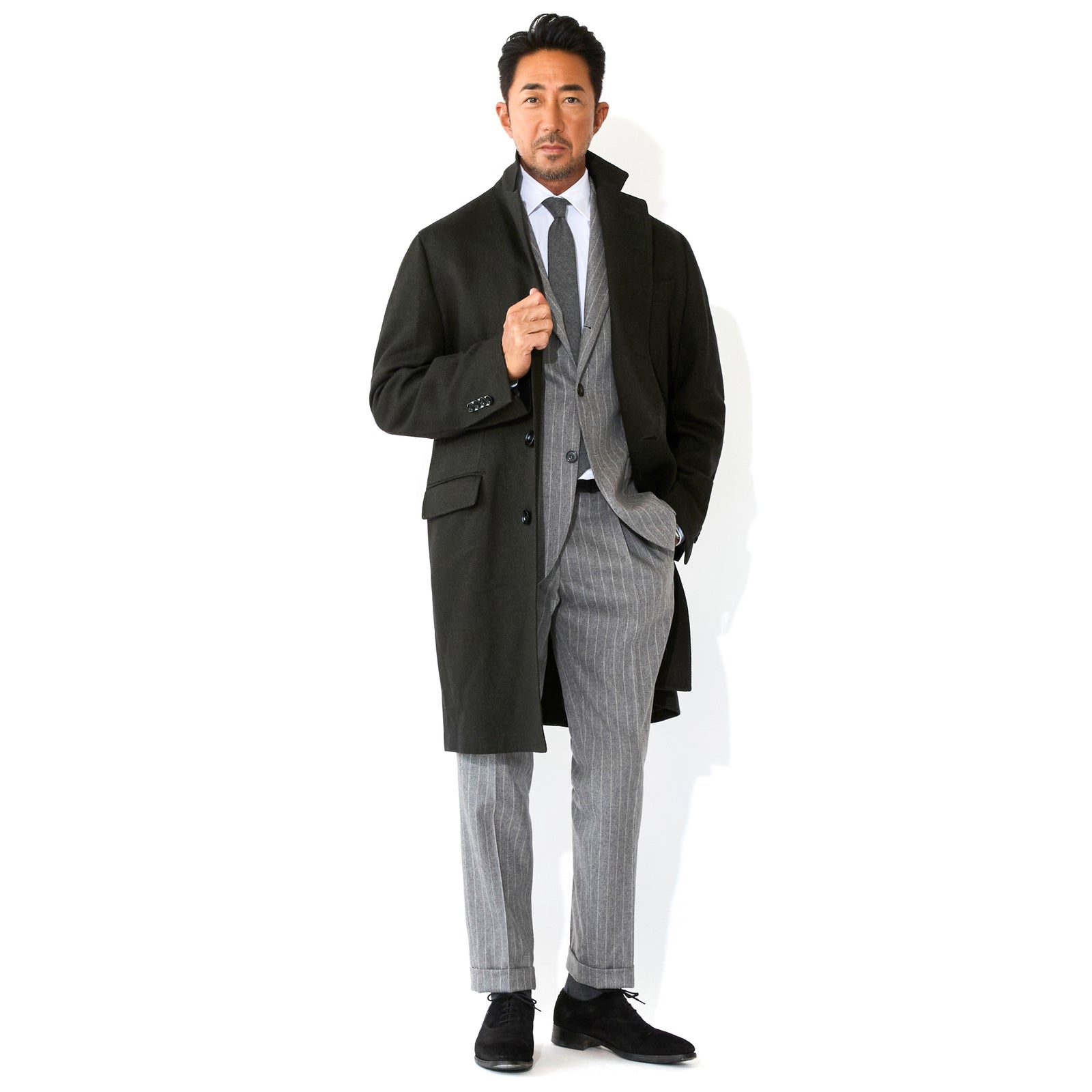 A.P.C. ロバート ノーブル チェスターコート スコットランド製生地 XS A.P.C. ロバート ノーブル チェスターコート スコットランド製生地 XS