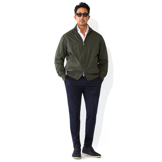 【干場別注】「EGUA」リバーシブルブルゾン オリーブ