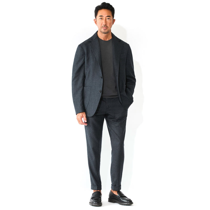 REDA ACTIVE ウール シングル ジャケット グレー