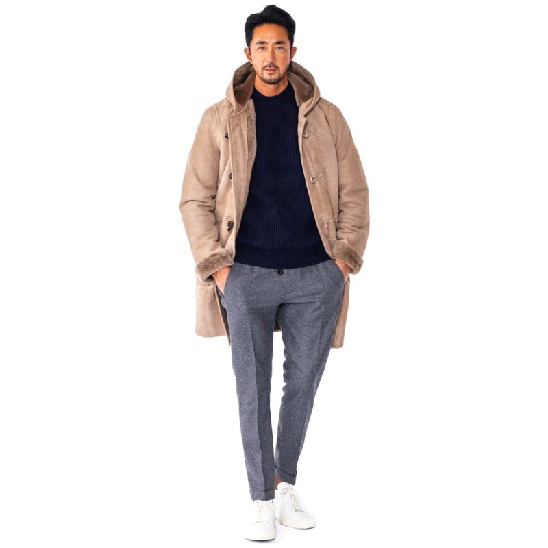 Mouton Duffle Coat Cafe au Lait – MINIMAL WARDROBE