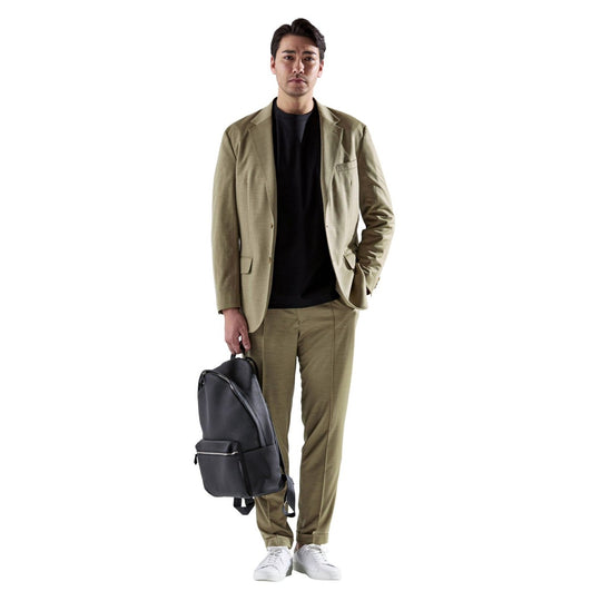 Helix Wool Jersey Plain シングル2Bテーラードジャケット ベージュ