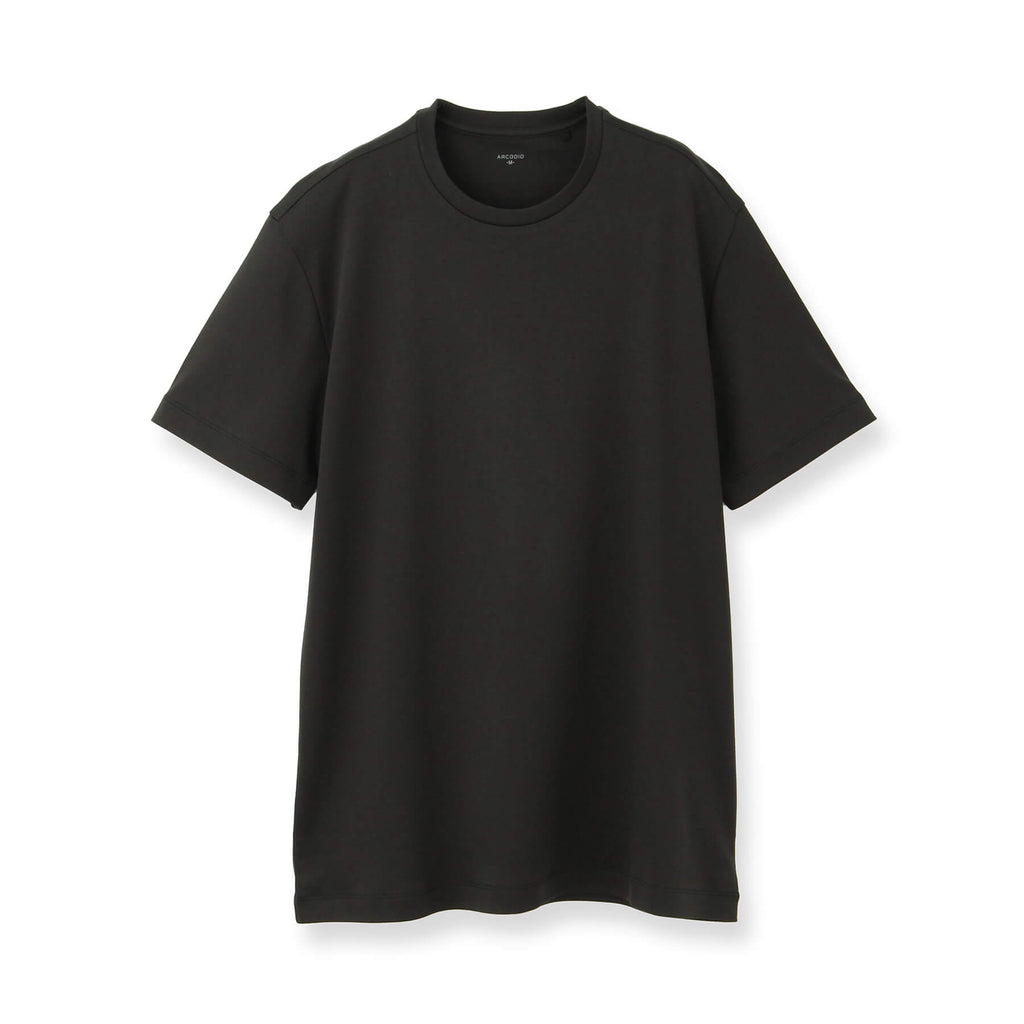 ブラック コットン Tシャツ スーピマコットンジャージー Tシャツ ブラック – MINIMAL