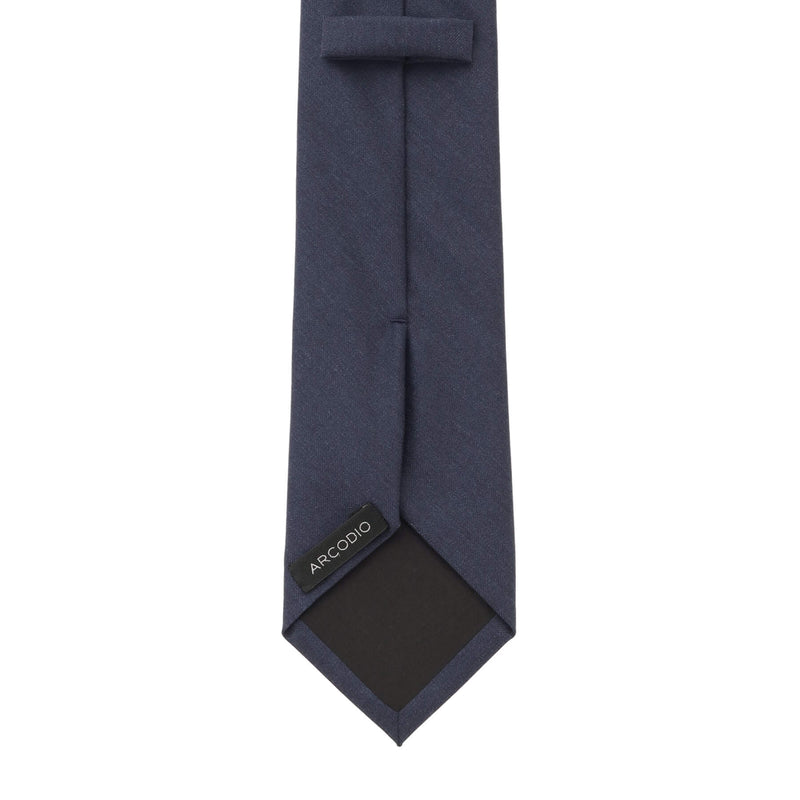 Loro Piana Fabric Super150's Wool ウールタイ カラー：メランジブルーグレー