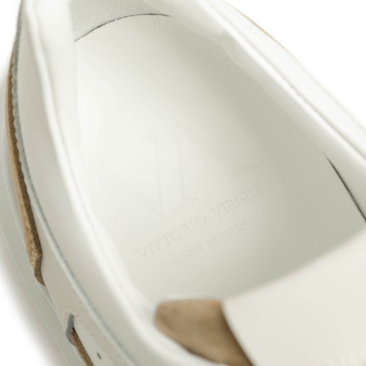 VIEILL ホワイト　35  cinq(サンク) レザーシューズ　ヴィエイユ VIEILLE（ヴィエイユ） ゴートレザーパンプス Cinq[B004122SS007