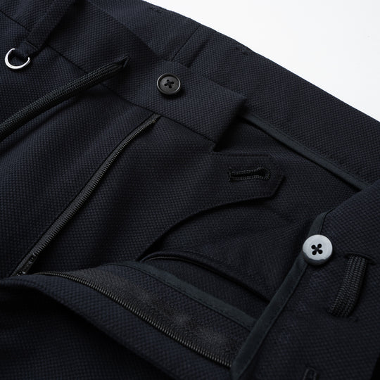 Air-Grid Cotton Jersey フレックスモーション スラックスtype2 コスモネイビー