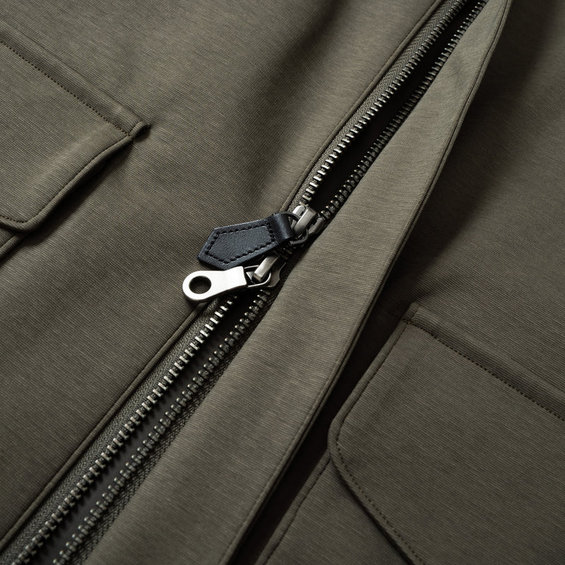 Duplex Cotton Jersey トラベル A-2 フライトジャケット カーキ