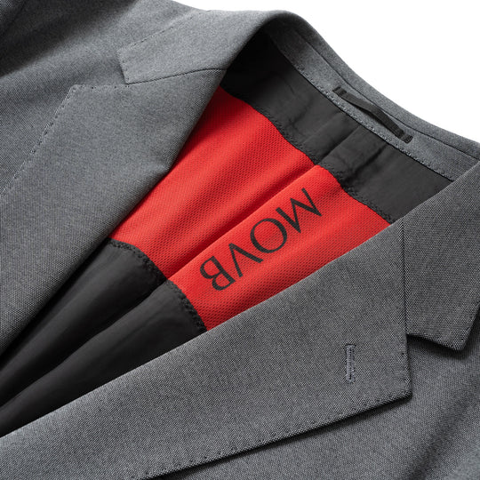 TTM02（ダブルティエム02） シングル2Bトラベルジャケット グレー