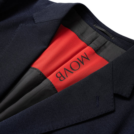 TTM02（ダブルティエム02）バーズアイ  シングル2Bトラベルジャケット ネイビー