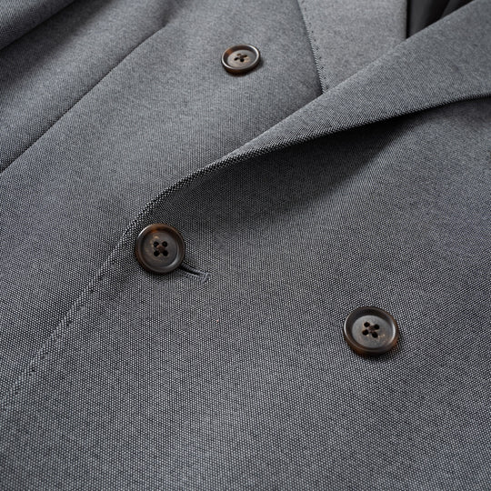 TTM02（ダブルティエム02）ダブル6Bトラベルジャケット グレー