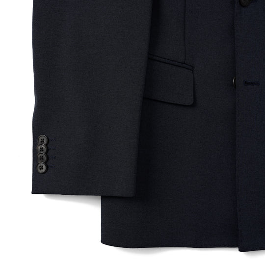 TTM02（ダブルティエム02）バーズアイ ダブル6Bトラベルジャケット ネイビー