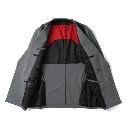 TTM02（ダブルティエム02）ダブル6Bトラベルジャケット グレー