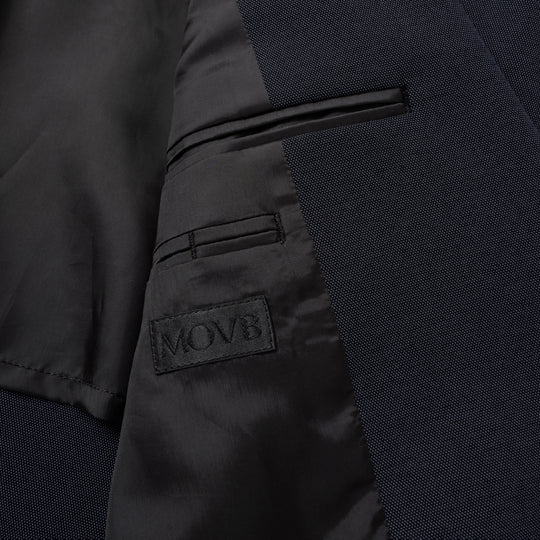 TTM02（ダブルティエム02）バーズアイ ダブル6Bトラベルジャケット ネイビー