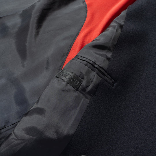 Optima16.5 Merino Jersey オーバーサイズ ダブルチェスター コスモネイビー