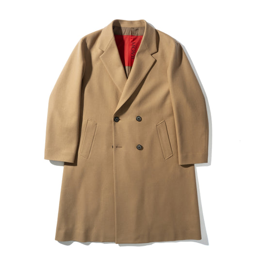 Optima16.5 Merino Jersey オーバーサイズ ダブルチェスター キャメル