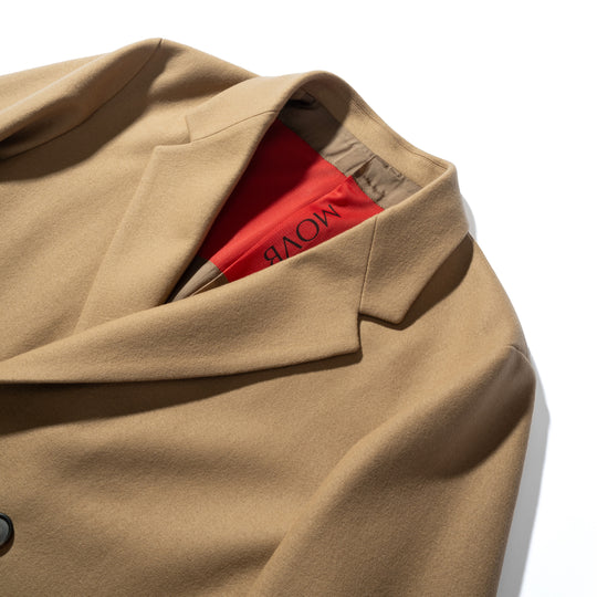 Optima16.5 Merino Jersey オーバーサイズ ダブルチェスター キャメル