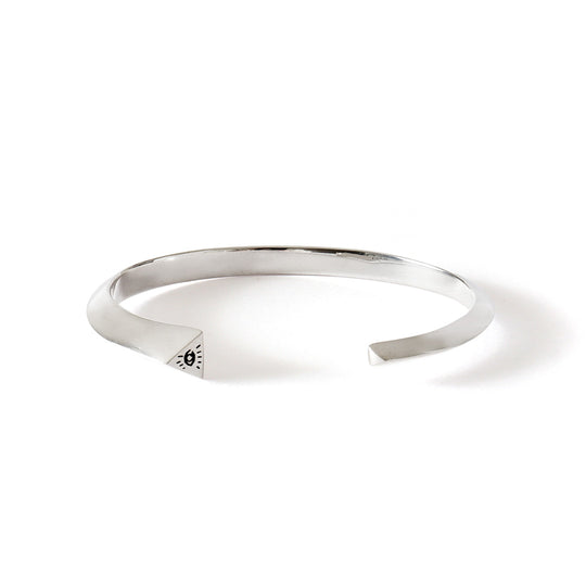 LLUMINATI EYES BANGLE 925 SILVER