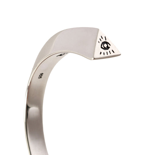 LLUMINATI EYES BANGLE 925 SILVER