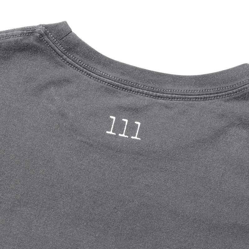 干場×サトシーノが作るユーズド加工Tシャツ T-3 ブラック – MINIMAL 