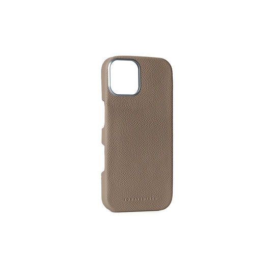 バックカバーケース ノービレレザー(iPhone 17) エトープ