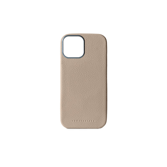 バックカバーケース ノービレレザー(iPhone 17) グレージュ