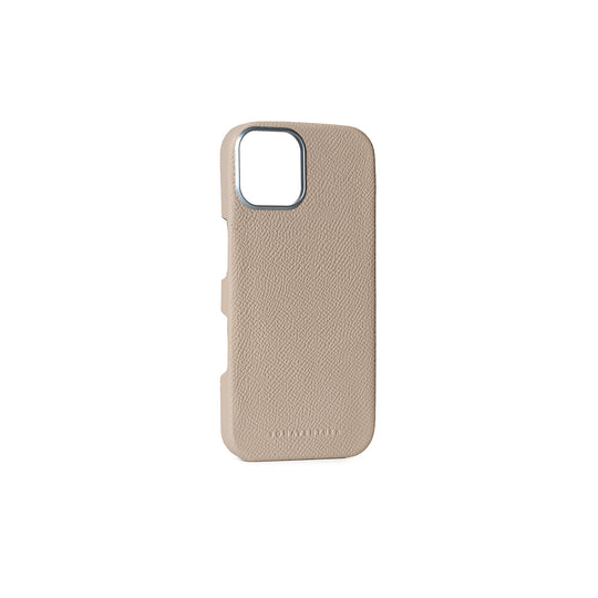 バックカバーケース ノービレレザー(iPhone 17) グレージュ