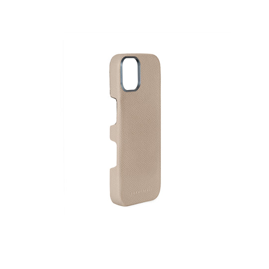 バックカバーケース ノービレレザー(iPhone 17) グレージュ