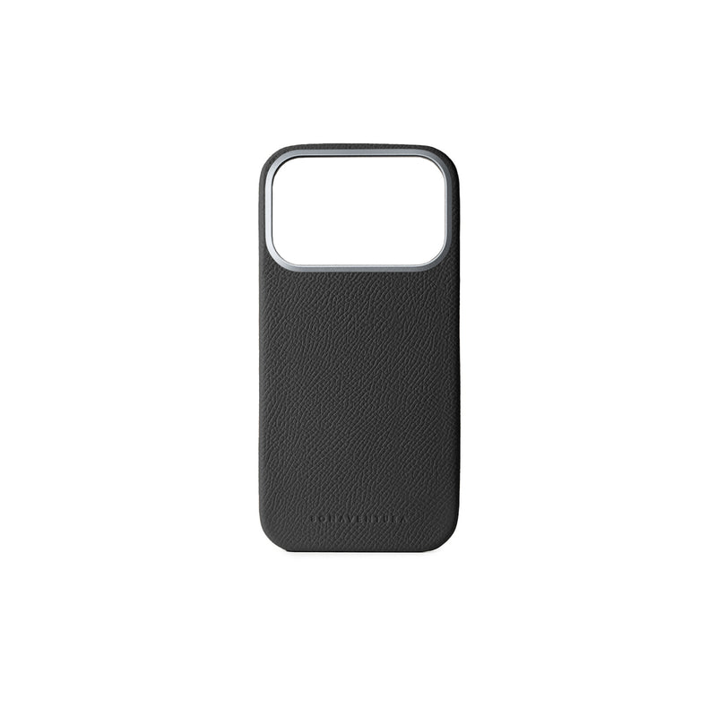 バックカバーケース ノービレレザー(iPhone 17 Pro) ブラック