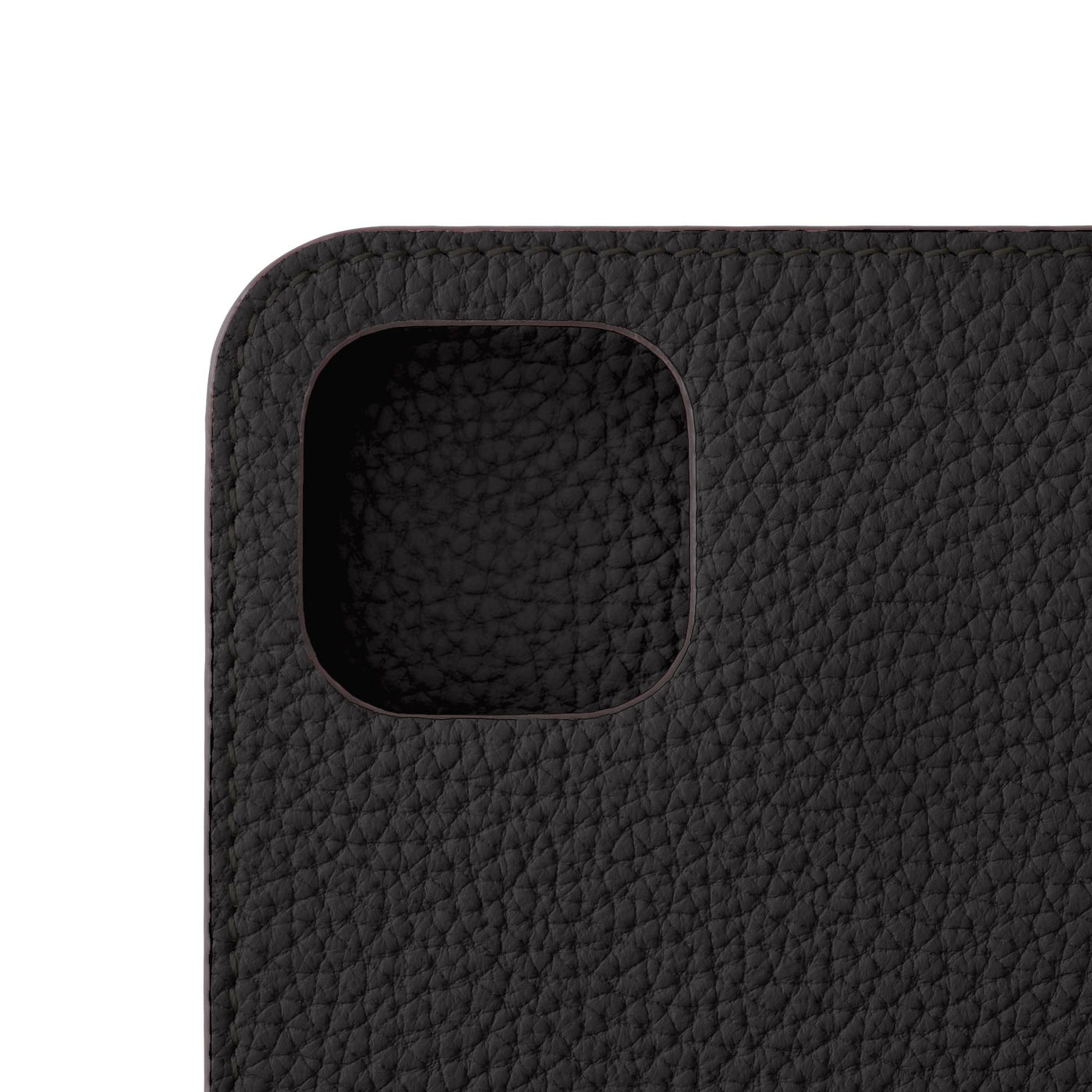 ダイアリーケース(iPhone 15) シュリンクレザー ブラック – MINIMAL