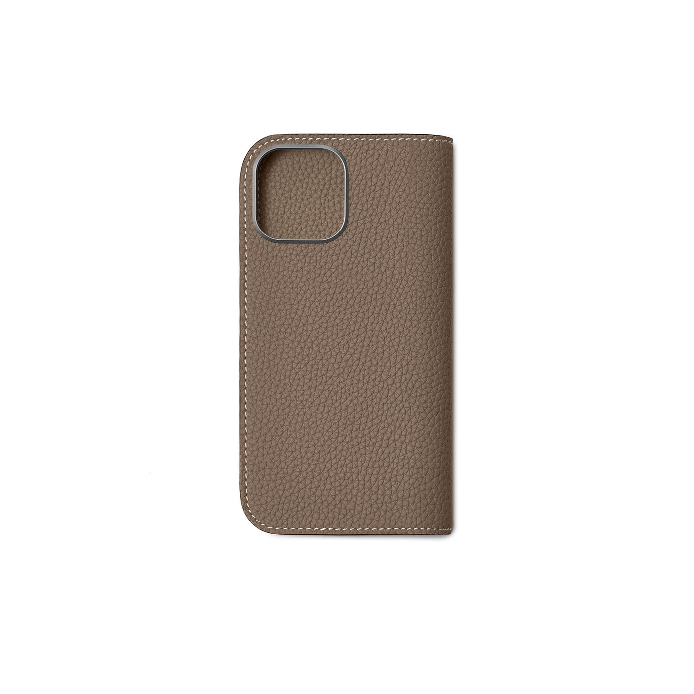 ダイアリーケース シュリンクレザー(iPhone 17) エトープ – MINIMAL