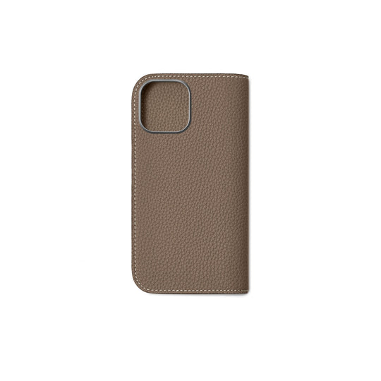 ダイアリーケース シュリンクレザー(iPhone 17) エトープ