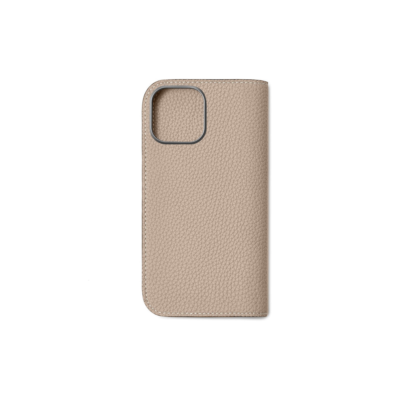 iPhone用レザー調ケース グレージュ ダイアリーケース シュリンクレザー(iPhone 17) グレージュ – MINIMAL