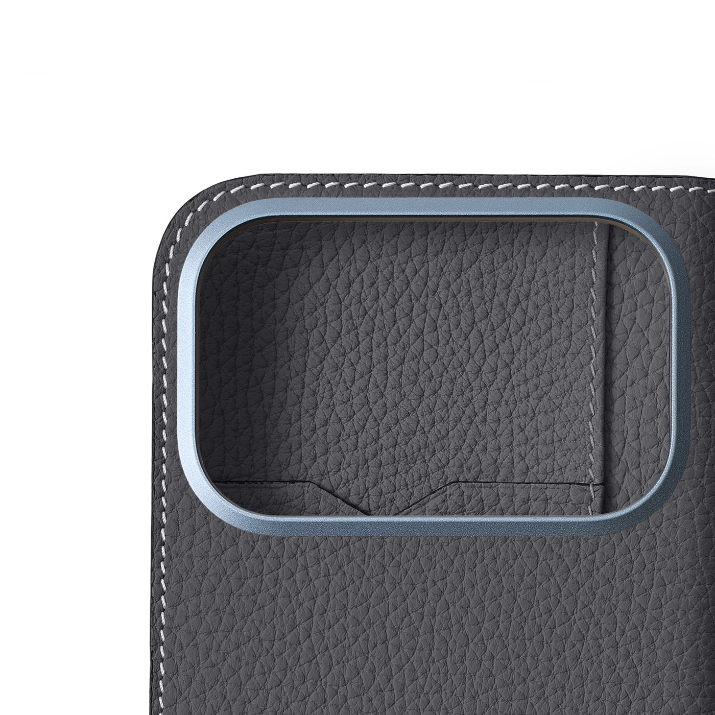 ダイアリーケース シュリンクレザー(iPhone 17 Pro) チャコールグレー