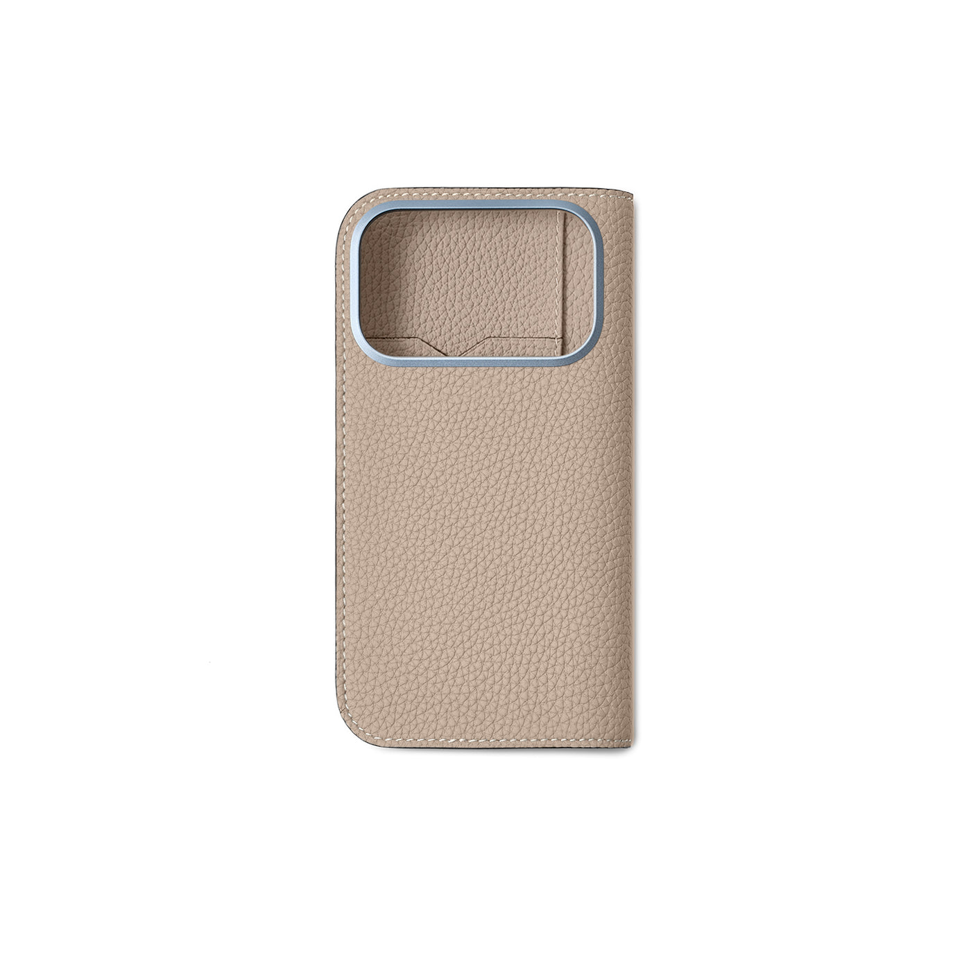 ダイアリーケース シュリンクレザー(iPhone 17 Pro) グレージュ