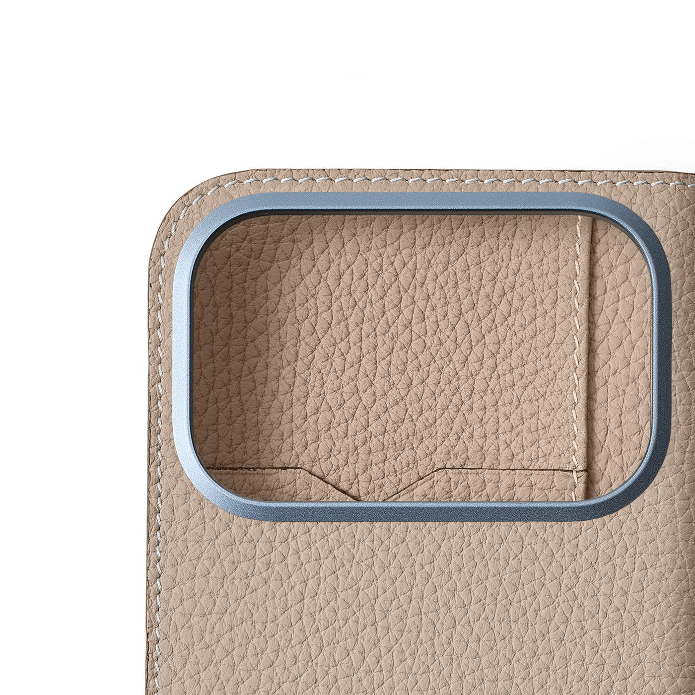 ダイアリーケース シュリンクレザー(iPhone 17 Pro) グレージュ