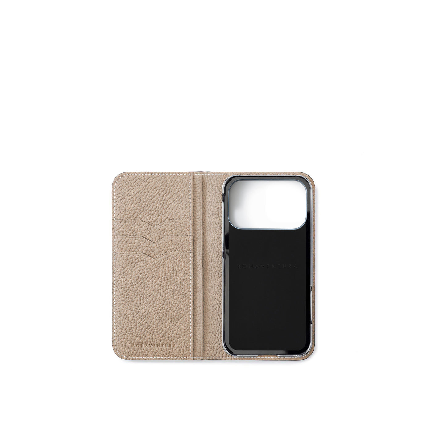 ダイアリーケース シュリンクレザー(iPhone 17 Pro) グレージュ