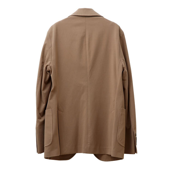 ライトストレッチジャージ 2Bシングルジャケット ライトブラウン