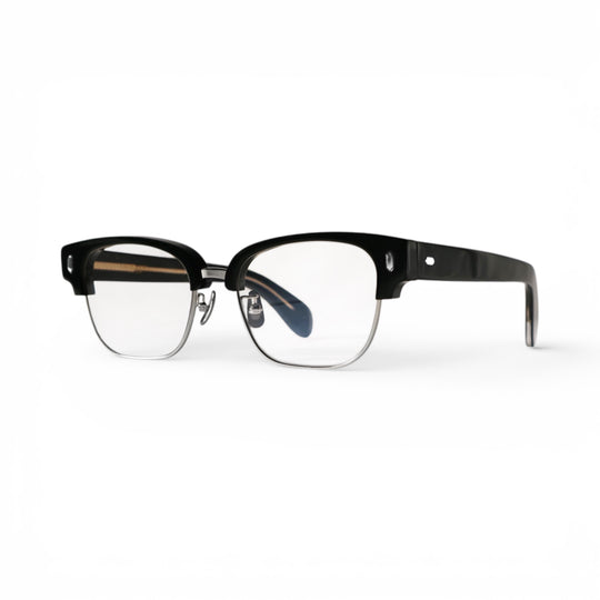 CRYPT サングラス BLACK × SILVER / CLEAR LIGHT MIRROR LENS