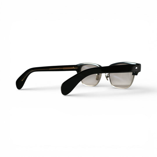 CRYPT サングラス BLACK × SILVER / LIGHT GRAY LENS