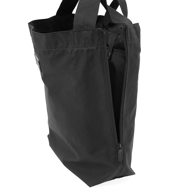 RAFFERTY TOTE (L) VENTILE FABRIC BLACK