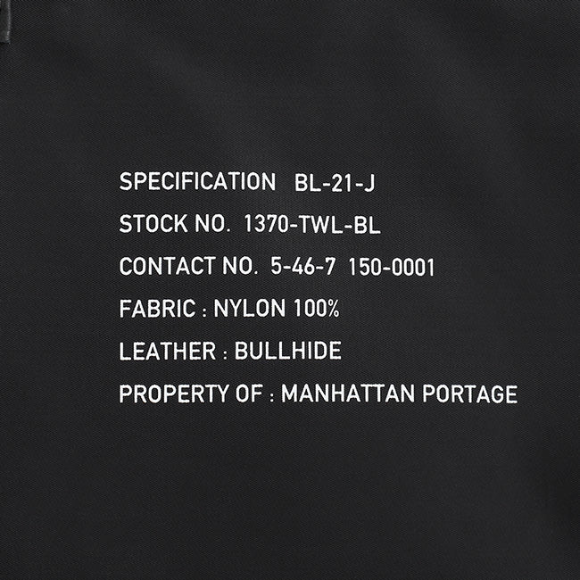 CHARLTON TOTE BAG TWILL BLACK