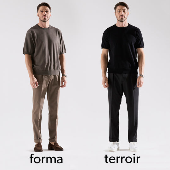 forma リラクシングクルーネックプルオーバー アスファルトグレー