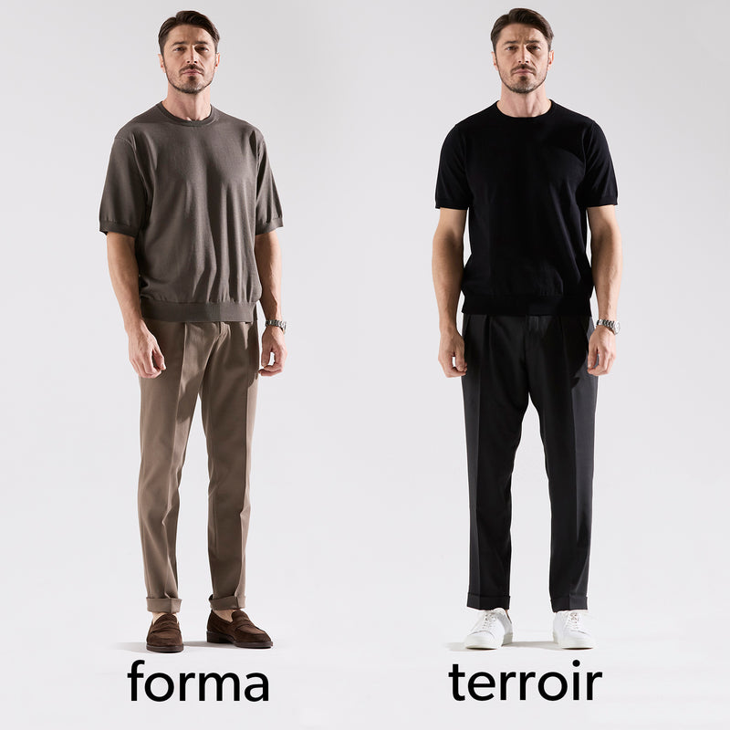 forma リラクシングクルーネックプルオーバー アスファルトグレー 