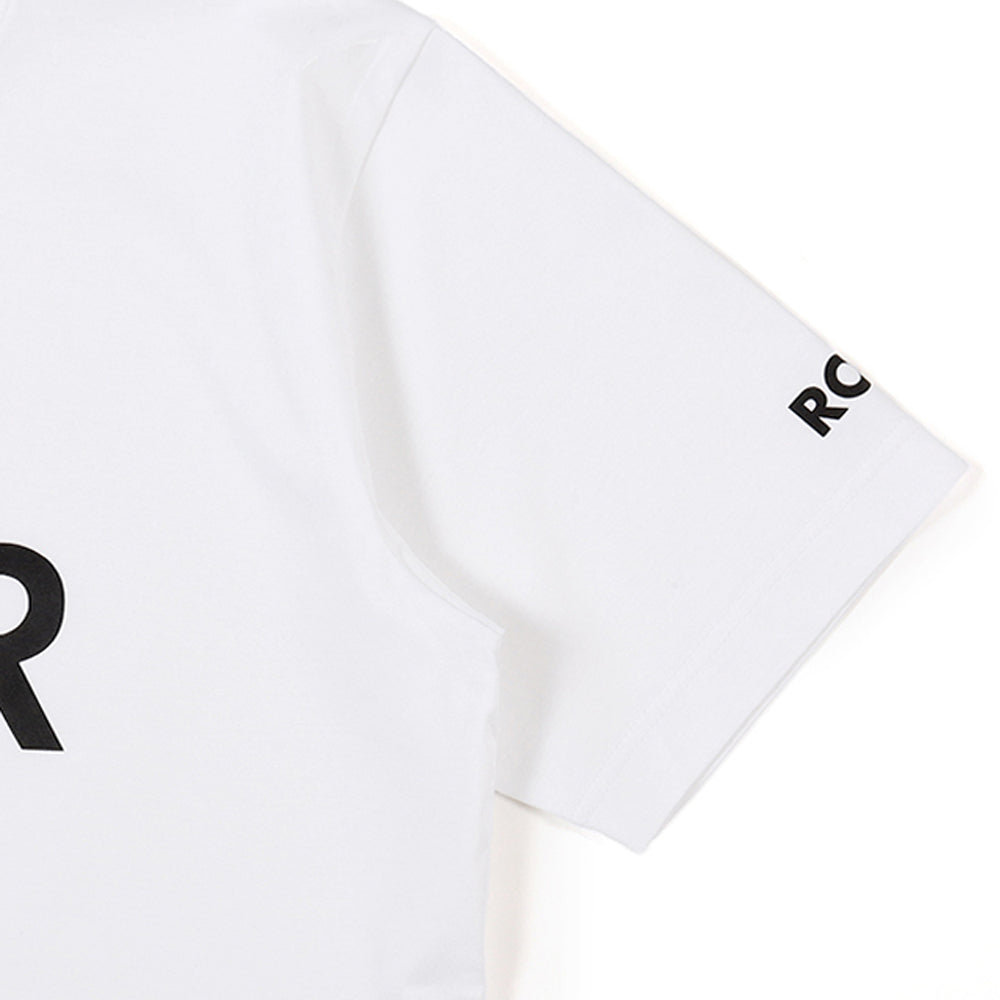 ROLL × FIXER FIXER Logo Print T-shirt プリント Tシャツ ホワイト