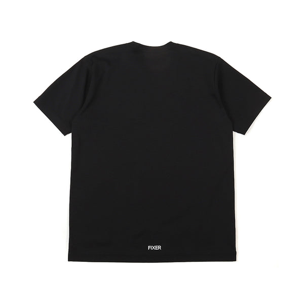 FTS-10 リバースプリントTシャツ ブラック