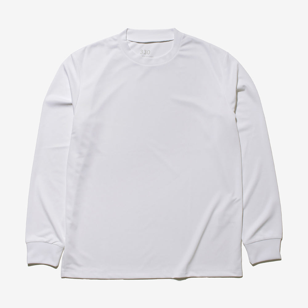 和紙糸ロングスリーブジャケットTシャツ スノーホワイト 330_K