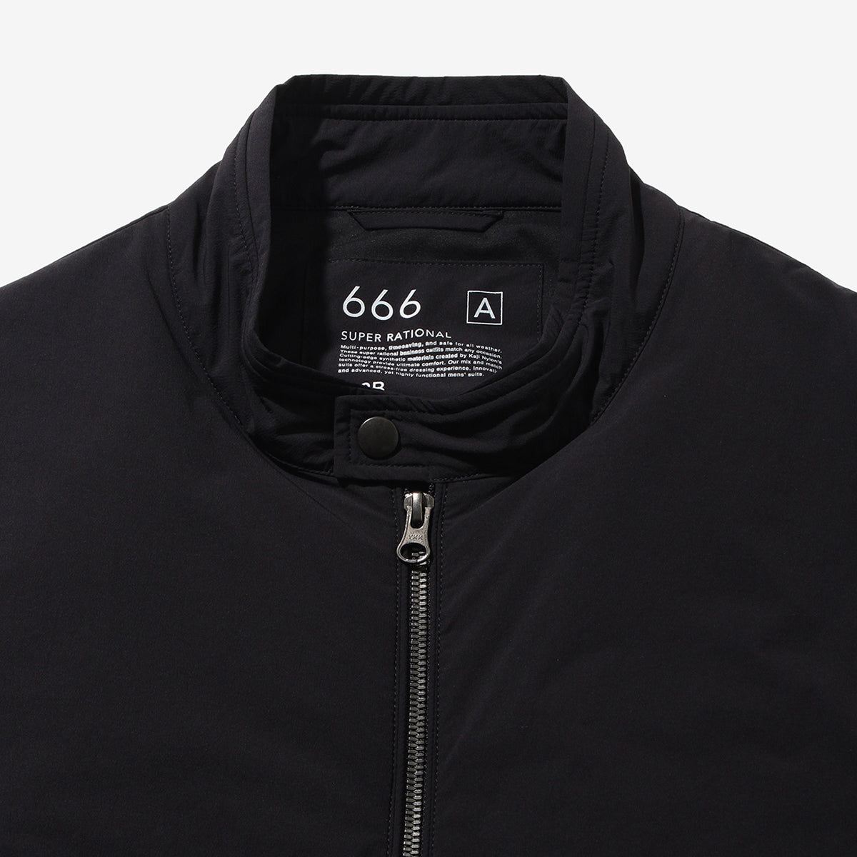 スリット入り中綿ライダース ブラック 666_A – MINIMAL WARDROBE