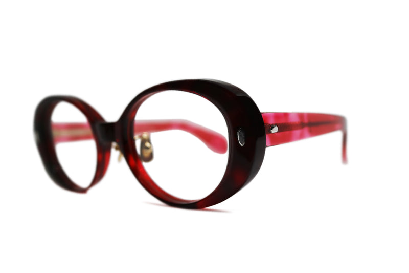 GEFFEN サングラス RED CLEAR DEMI / CLEAR LIGHT MIRROR LENS