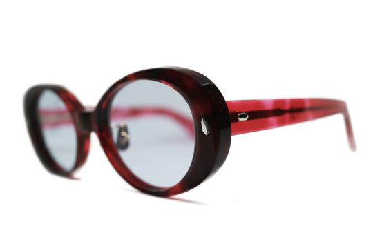 GEFFEN サングラス RED CLEAR DEMI / LIGHT BLUE LENS